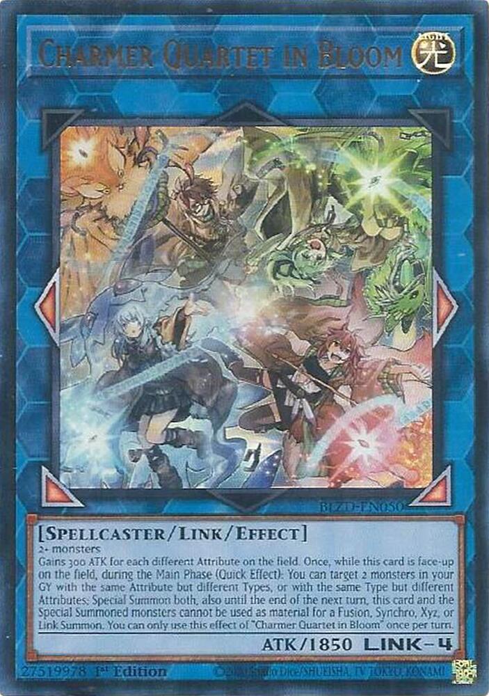 Charmer Quartet in Bloom BLZD-EN050 card from Blazing Dominion