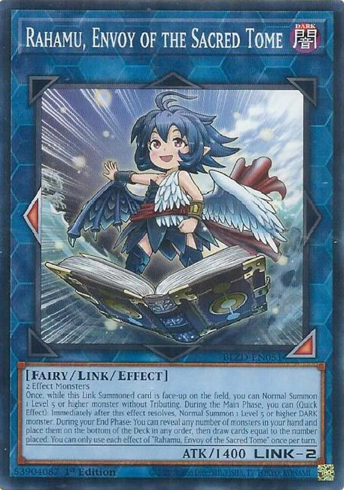 Rahamu, Envoy of the Sacred Tome BLZD-EN051 card from Blazing Dominion