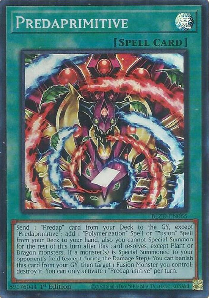 Predaprimitive BLZD-EN055 card from Blazing Dominion