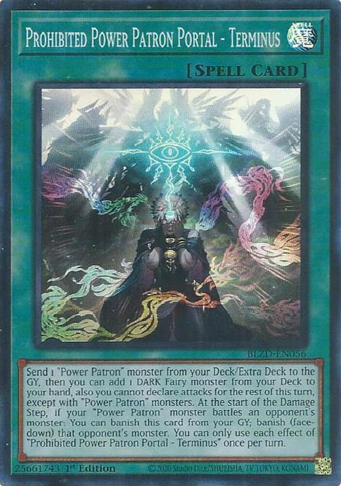 Prohibited Power Patron Portal - Terminus BLZD-EN056 card from Blazing Dominion