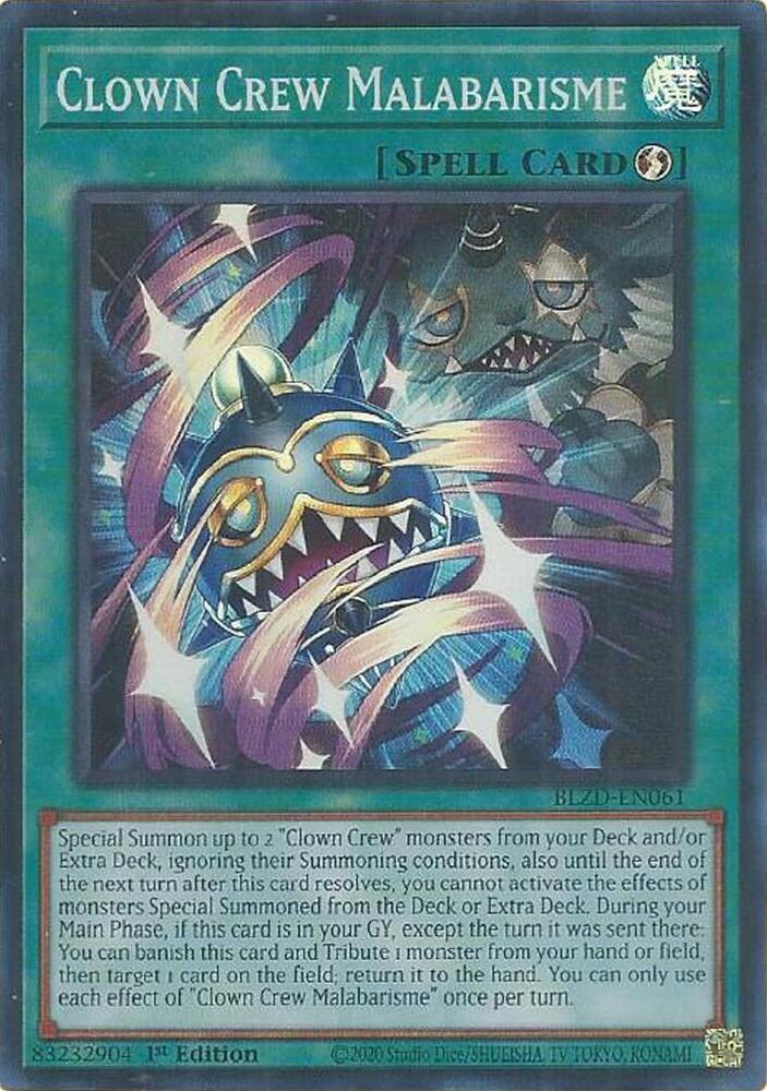 Clown Crew Malabarisme BLZD-EN061 card from Blazing Dominion
