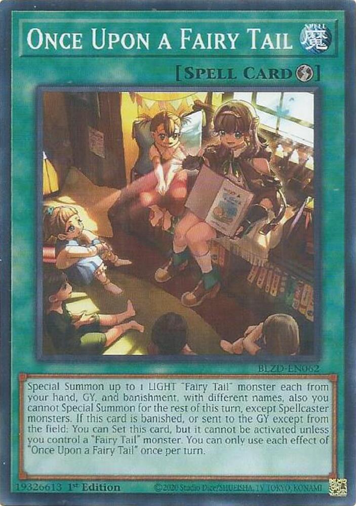 Once Upon a Fairy Tail BLZD-EN062 card from Blazing Dominion