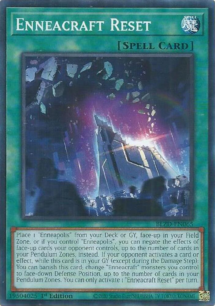 Enneacraft Reset BLZD-EN065 card from Blazing Dominion