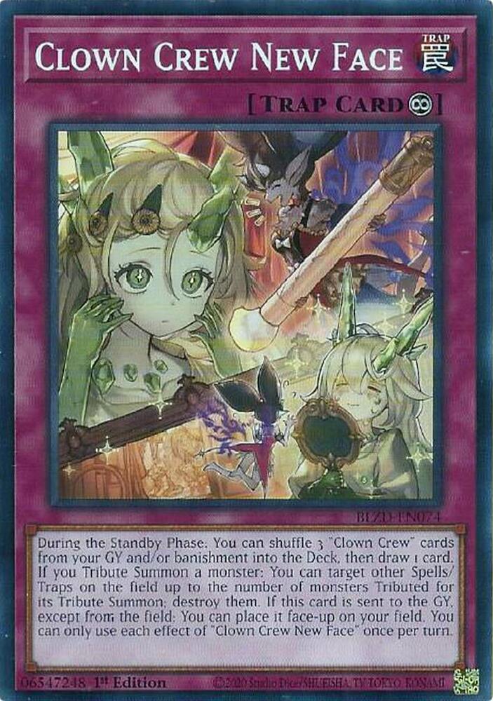 Clown Crew New Face BLZD-EN074 card from Blazing Dominion
