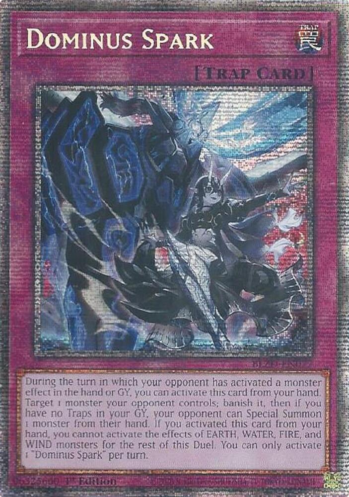 Dominus Spark (Starlight Rare) BLZD-EN077 card from Blazing Dominion