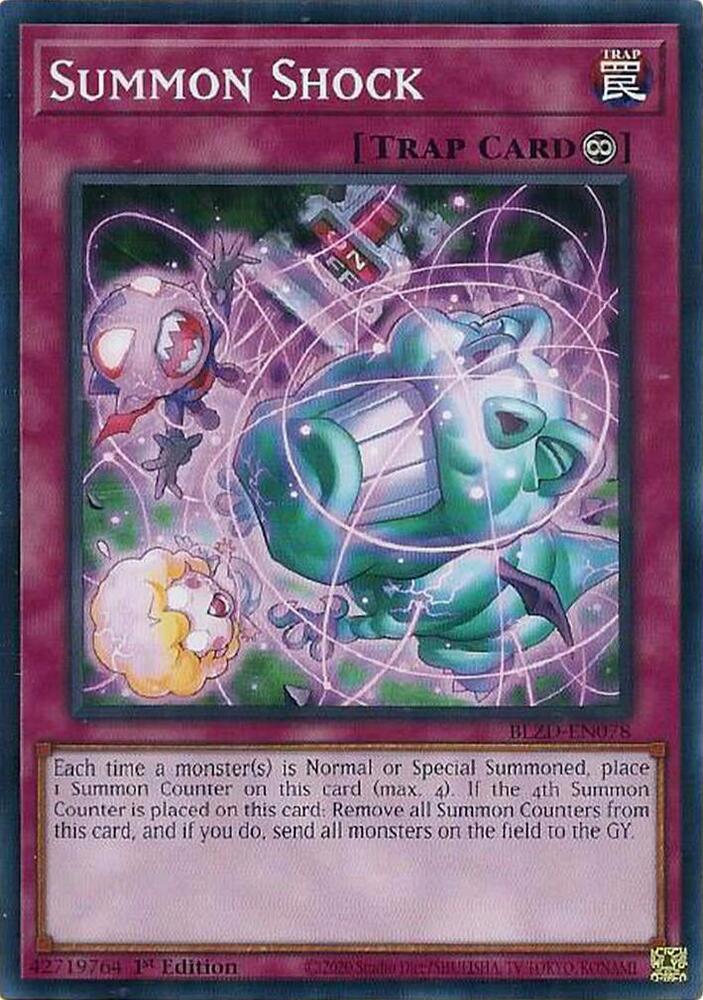 Summon Shock BLZD-EN078 card from Blazing Dominion