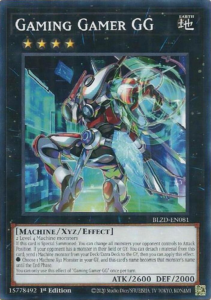 Gaming Gamer GG BLZD-EN081 card from Blazing Dominion