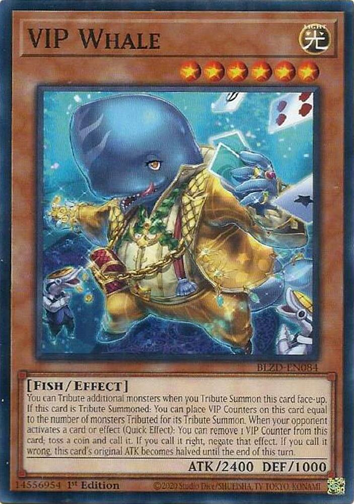 VIP Whale BLZD-EN084 card from Blazing Dominion