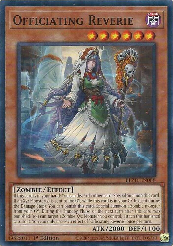 Officiating Reverie BLZD-EN088 card from Blazing Dominion