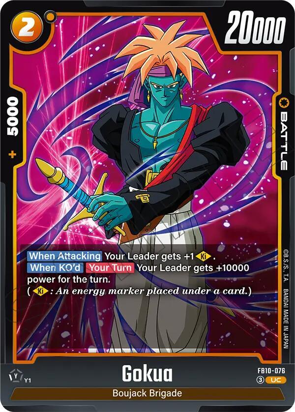 Gokua FB10-076 card from Cross Force