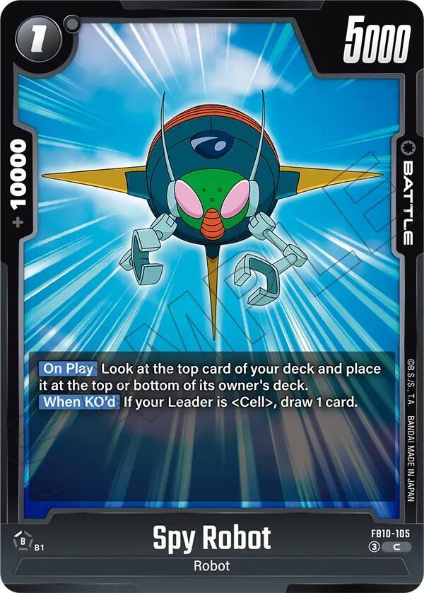 Spy Robot FB10-105 card from Cross Force