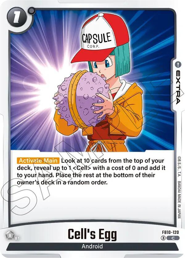 Cell's Egg FB10-120 card from Cross Force
