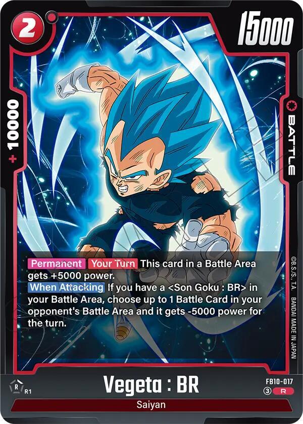 Vegeta : BR FB10-017 card from Cross Force