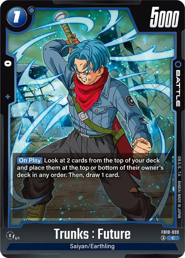 Trunks : Future FB10-033 card from Cross Force