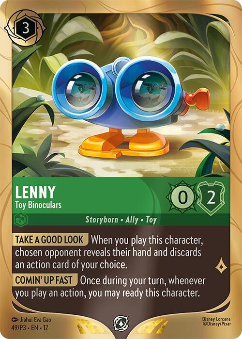 Lenny - Toy Binoculars 49 card from Disney Lorcana Promo Cards