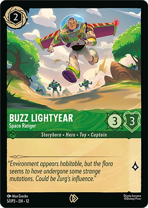 Buzz Lightyear - Space Ranger 57 card from Disney Lorcana Promo Cards