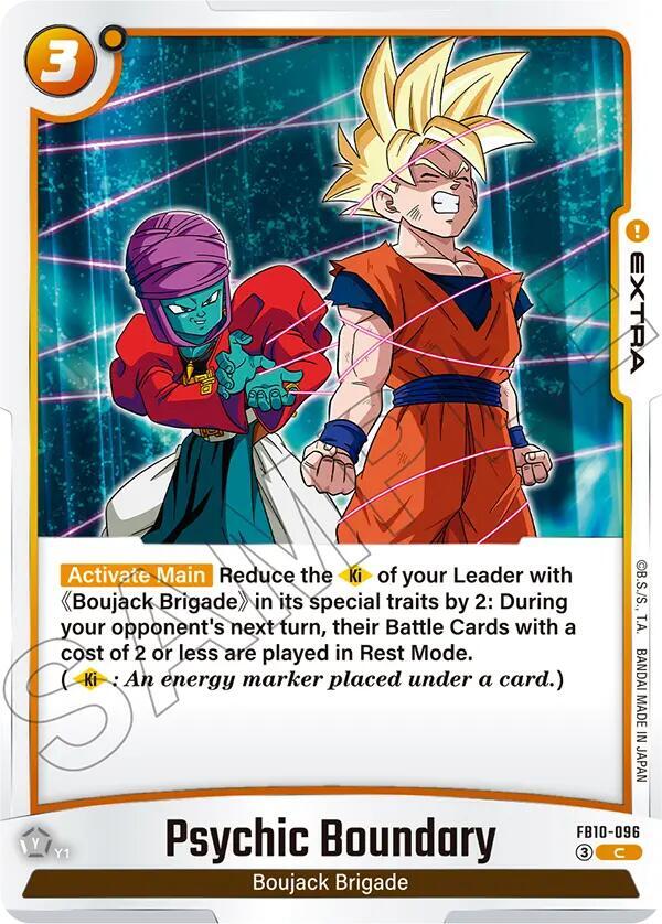 Psychic Boundary FB10-096 card from Cross Force