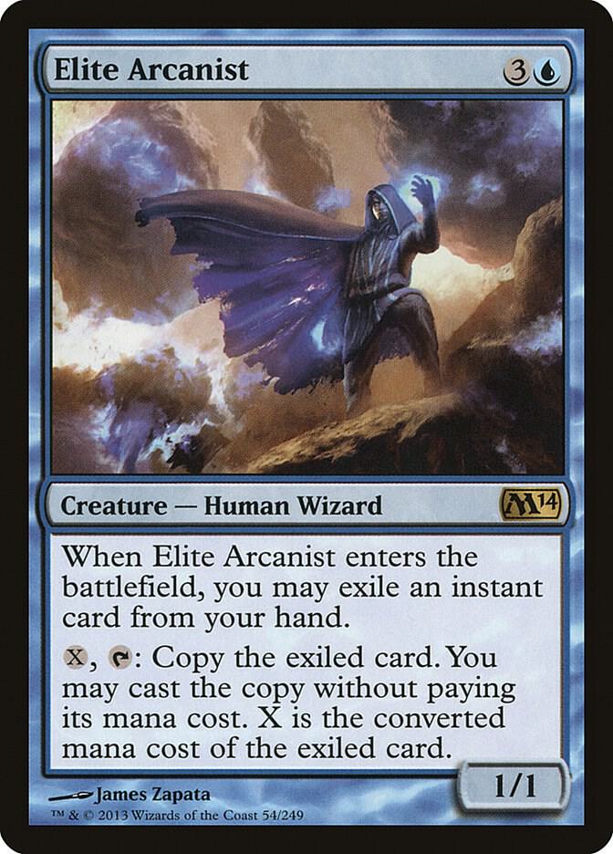 Elite Arcanist 54 card from Magic 2014 (M14)