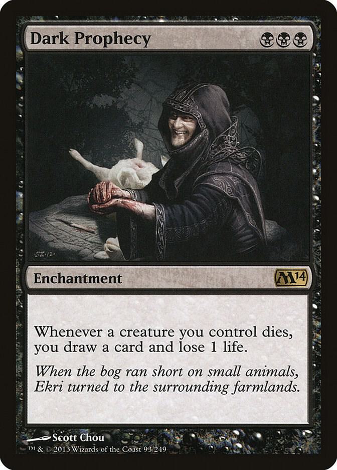 Dark Prophecy 93 card from Magic 2014 (M14)