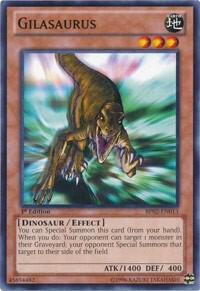 Gilasaurus BP02-EN013 card from Battle Pack 2: War of the Giants