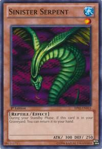 Sinister Serpent BP02-EN015 card from Battle Pack 2: War of the Giants