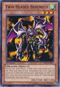 Twin-Headed Behemoth BP02-EN017 card from Battle Pack 2: War of the Giants
