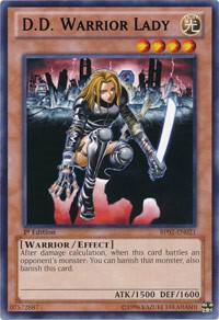 D.D. Warrior Lady BP02-EN021 card from Battle Pack 2: War of the Giants