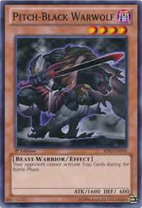 Pitch-Black Warwolf BP02-EN030 card from Battle Pack 2: War of the Giants