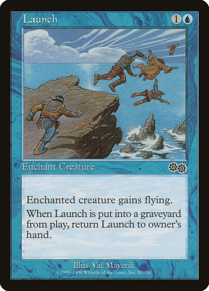 Launch 82 card from Urza's Saga