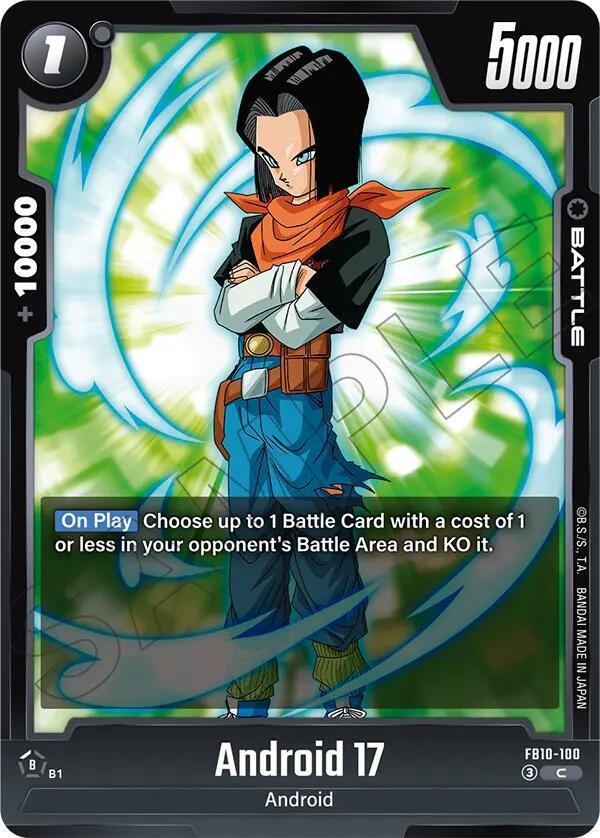 Android 17 FB10-100 card from Cross Force