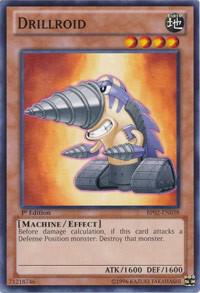 Drillroid BP02-EN038 card from Battle Pack 2: War of the Giants