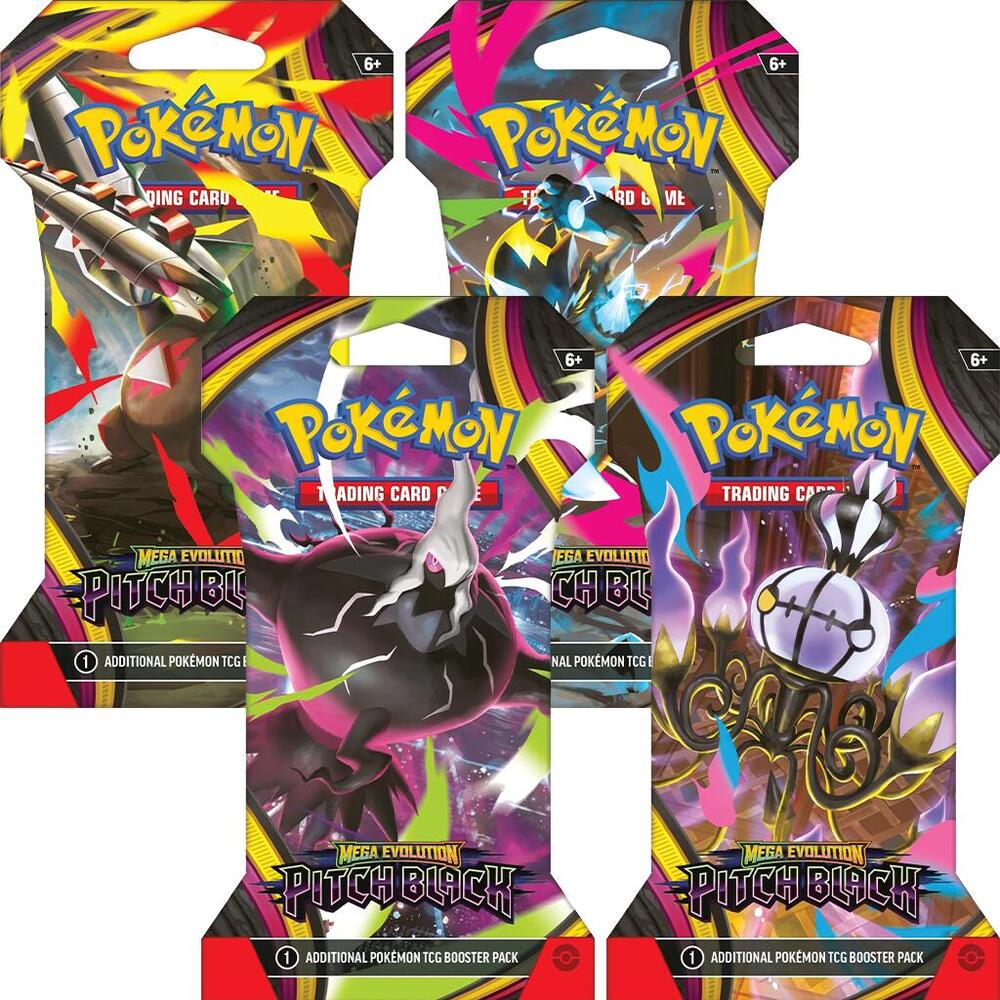 Pitch Black Sleeved Booster Pack Art Bundle [Set of 4] card from ME05: Pitch Black