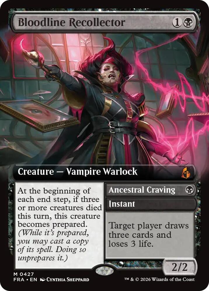 Bloodline Recollector (Extended Art) 427 card from Reality Fracture