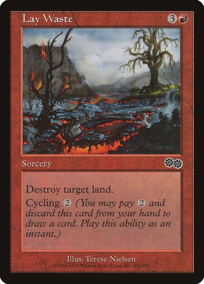 Lay Waste 201 card from Urza's Saga
