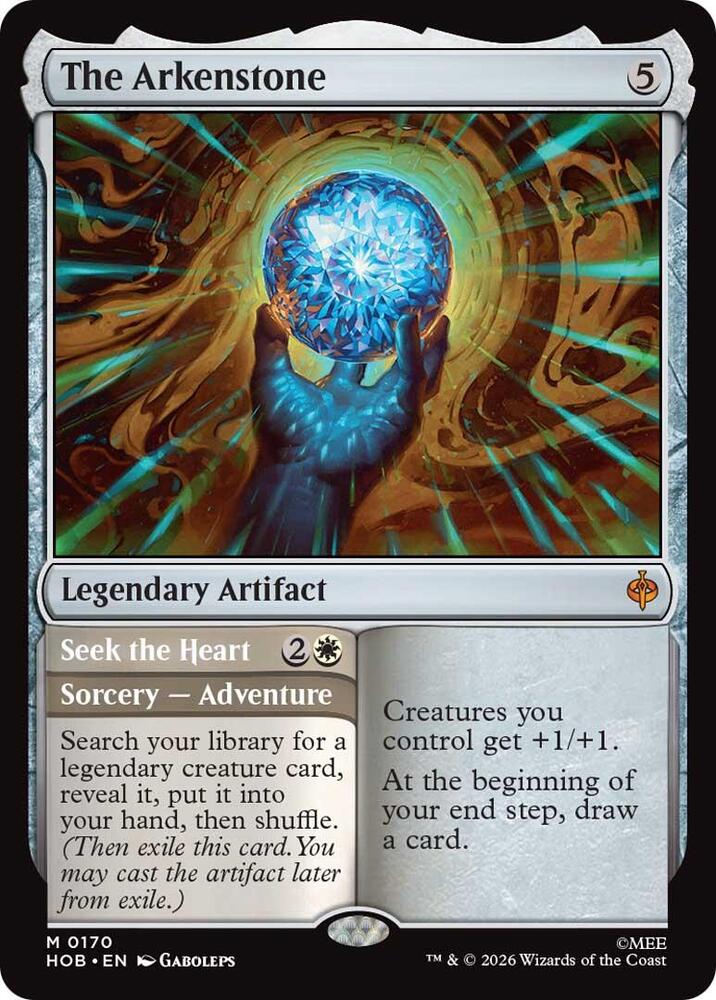 The Arkenstone 170 card from The Hobbit