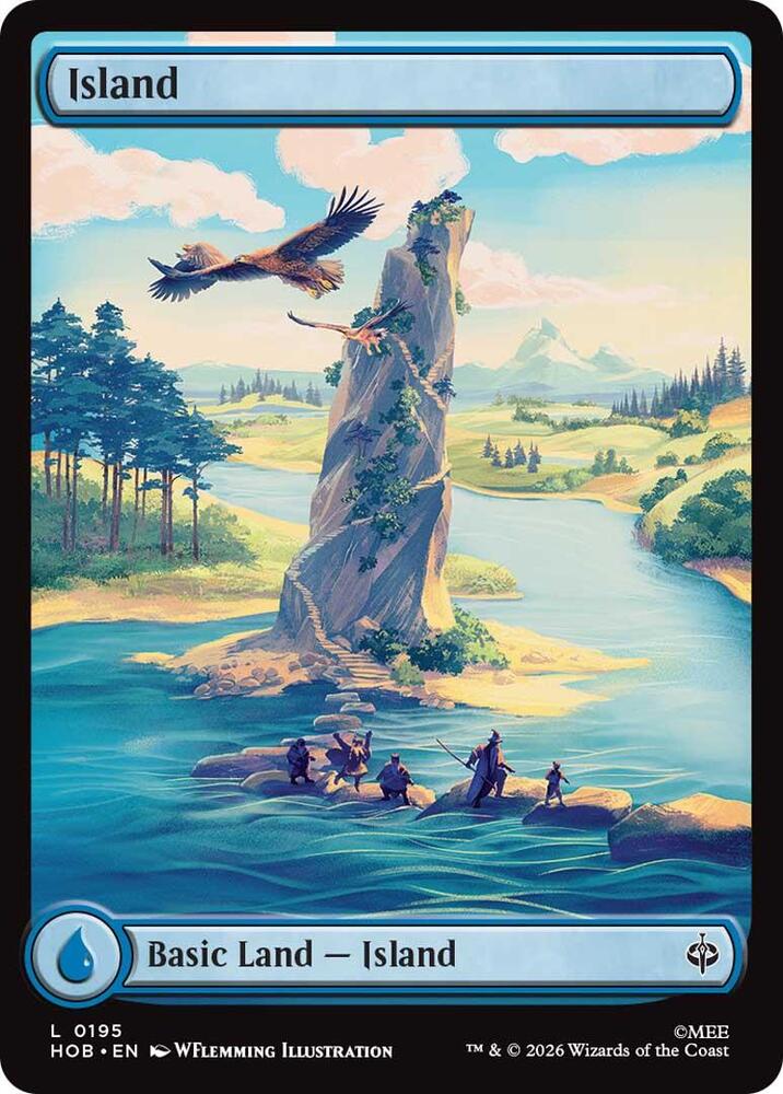 Island 195 card from The Hobbit