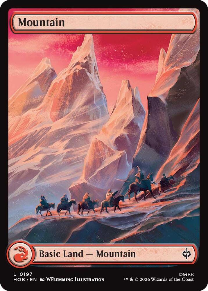 Mountain 197 card from The Hobbit