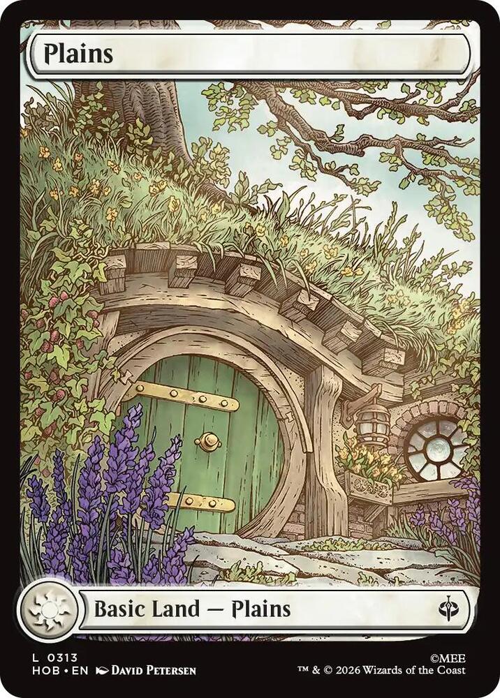 Plains 313 card from The Hobbit