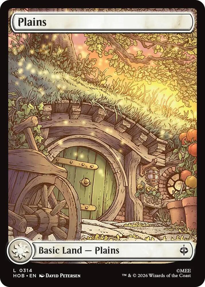Plains 314 card from The Hobbit