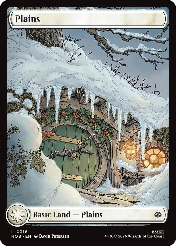 Plains 316 card from The Hobbit