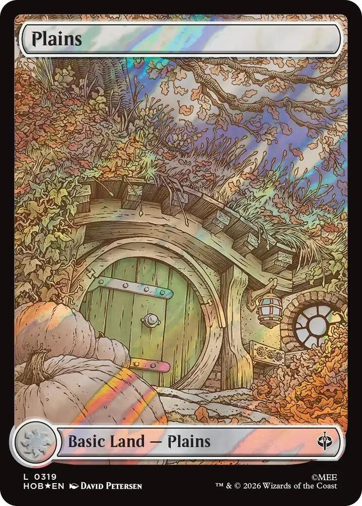 Plains (Surge Foil) 319 card from The Hobbit