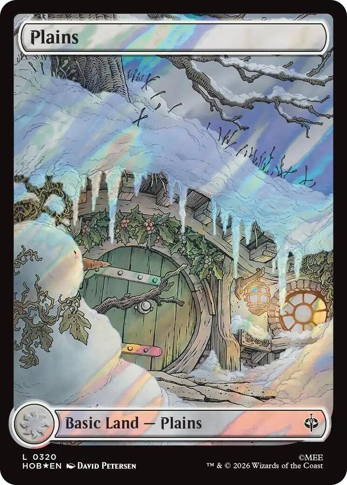 Plains (Surge Foil) 320 card from The Hobbit