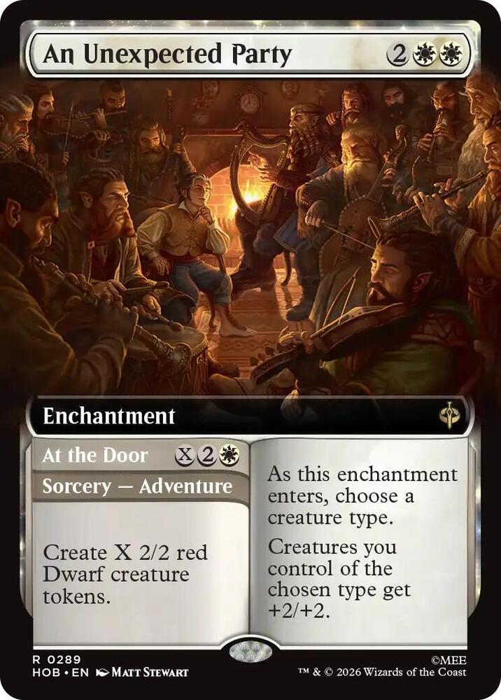 An Unexpected Party (Extended Art) 289 card from The Hobbit