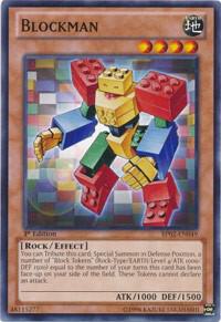 Blockman BP02-EN049 card from Battle Pack 2: War of the Giants