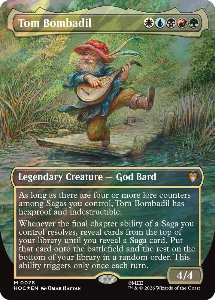 Tom Bombadil (Borderless) (Surge Foil) 78 card from The Hobbit: Eternal-Legal