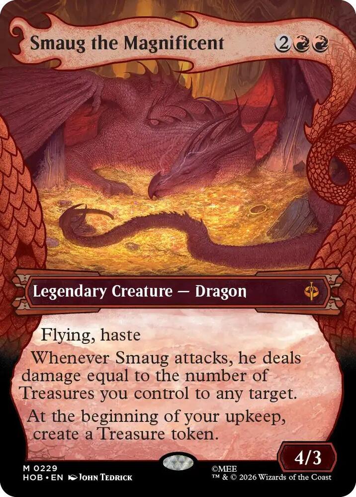 Smaug the Magnificent (Showcase) 229 card from The Hobbit