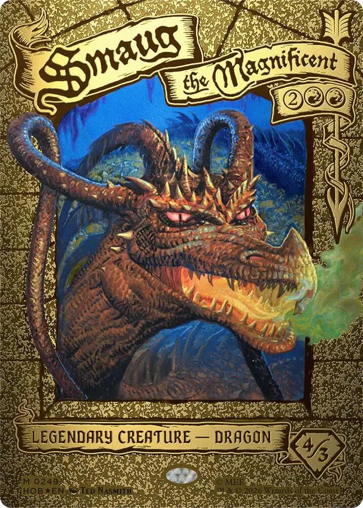 Smaug the Magnificent (Borderless) 249 card from The Hobbit