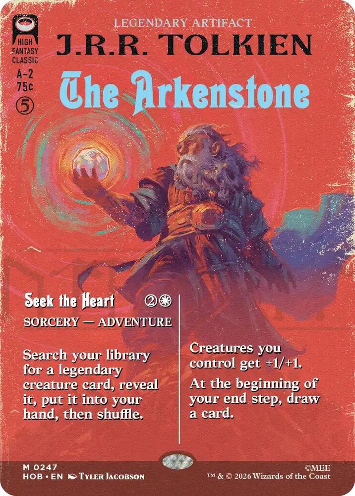 The Arkenstone (Borderless) 247 card from The Hobbit