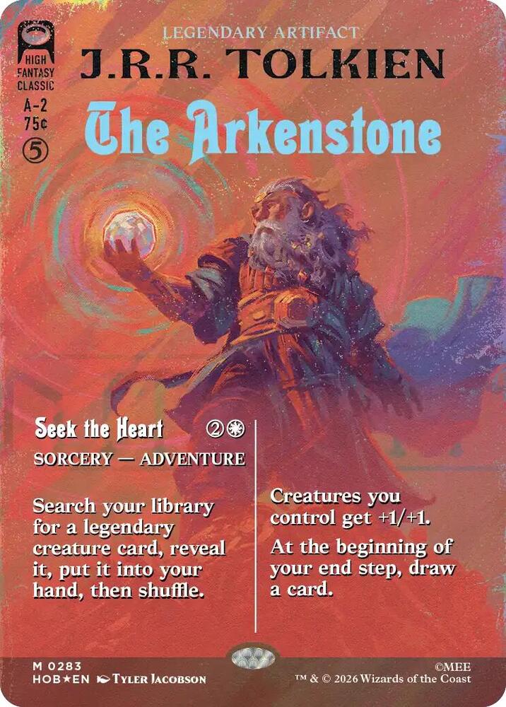 The Arkenstone (Borderless) (Surge Foil) 283 card from The Hobbit