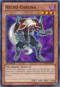 Necro Gardna BP02-EN052 card from Battle Pack 2: War of the Giants